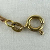 Vintage Italian 14k Gold Rope Twist Choker Necklace