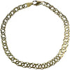 Vintage Italian 14k Solid Gold Flat Link Bracelet