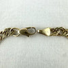 Vintage Italian 14k Solid Gold Flat Link Bracelet