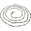 Vintage Italian 14k White Gold Twist Chain Necklace