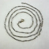Vintage Italian 14k White Gold Twist Chain Necklace