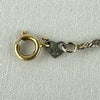 Vintage Italian 14k White Gold Twist Chain Necklace
