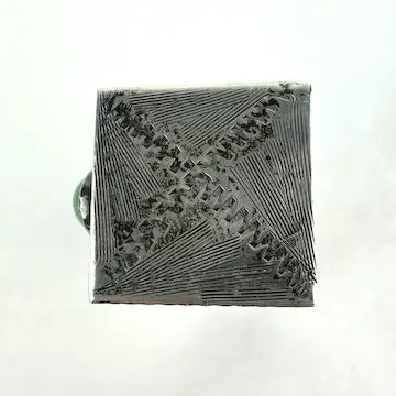 Vintage Italian 800 Silver Lipstick Case with Mirror