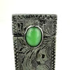 Vintage Italian 800 Silver Lipstick Case with Mirror