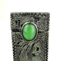 Vintage Italian 800 Silver Lipstick Case with Mirror