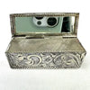 Vintage Italian 800 Silver Lipstick Case with Mirror
