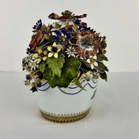 Vintage Jane Hutcheson for Mottehede Alegre Viste Tole Flower Vase