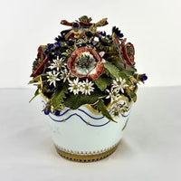 Vintage Jane Hutcheson for Mottehede Alegre Viste Tole Flower Vase
