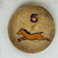 Vintage Japanese Horse Racing Game in Wood Apple