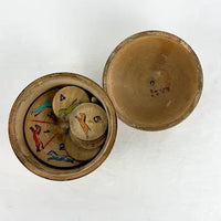 Vintage Japanese Horse Racing Game in Wood Apple