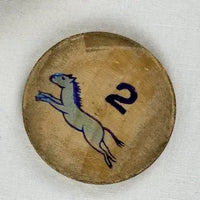 Vintage Japanese Horse Racing Game in Wood Apple