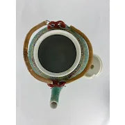 Vintage Jingdezhen Factory Famille Verte porcelain Teapot with Bowls