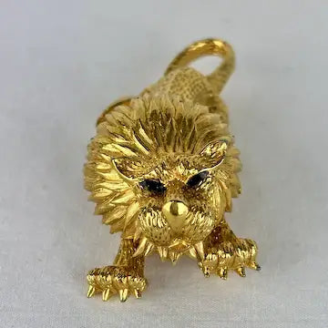 Vintage Jomaz Lion Brooch