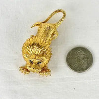 Vintage Jomaz Lion Brooch