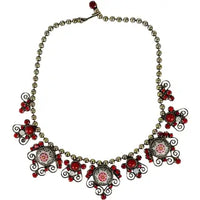 Vintage Juliana Moroccan Matrix Book Necklace
