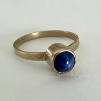 Vintage Lab Star Sapphire Ring Size 5