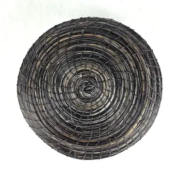 Vintage Leona Antone Romero Miniature Horsehair Basket