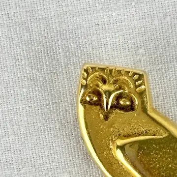 Vintage MMA 14K Gold Plated Horned Owl Pin