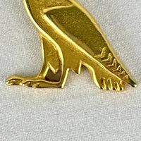 Vintage MMA 14K Gold Plated Horned Owl Pin