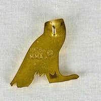Vintage MMA 14K Gold Plated Horned Owl Pin