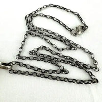 Vintage Mexican Sterling Silver Glass Locket Necklace