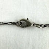 Vintage Mexican Sterling Silver Glass Locket Necklace