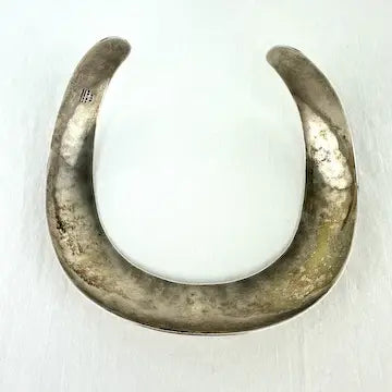 Vintage Mexican Sterling Silver Torque Necklace