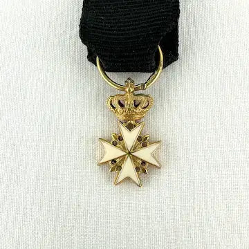 Rare Vintage Military Order of Malta Medal