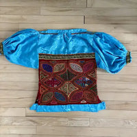 Vintage Mola Blouse Hand made by Kuna Women of Panama