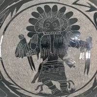 Vintage Native American Blackware Pottery by Norman Red Star Wi-Cahpe-Luza