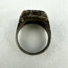 Vintage Native American Turquoise and Mother of Pearl Ring Size 9