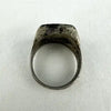 Vintage Native American Turquoise and Mother of Pearl Ring Size 9