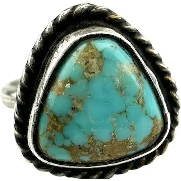 Vintage Native American Turquoise Ring Size 5