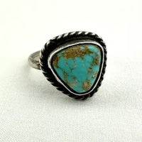 Vintage Native American Turquoise Ring Size 5