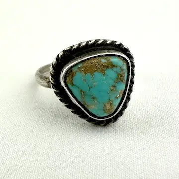 Vintage Native American Turquoise Ring Size 5