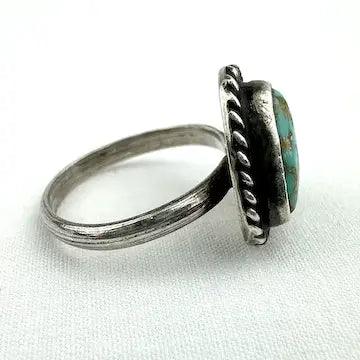 Vintage Native American Turquoise Ring Size 5