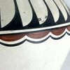 Vintage Navajo Feather Pottery signed M Saxon