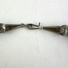 Vintage Navajo Silver Hogan Bead Necklace