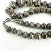 Vintage Navajo Silver Hogan Bead Necklace