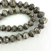 Vintage Navajo Silver Hogan Bead Necklace