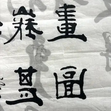 Vintage Original Chinese Poem in Brush Script Calligraphy