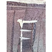 Original Vintage Oil Painting of Barn signed Hammer