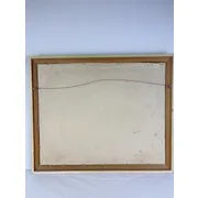 Original Vintage Oil Painting of Barn signed Hammer