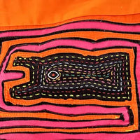 Vintage Pair of Kuna Tribe Mola Pillow Cases