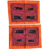 Vintage Pair of Kuna Tribe Mola Pillow Cases