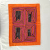 Vintage Pair of Kuna Tribe Mola Pillow Cases