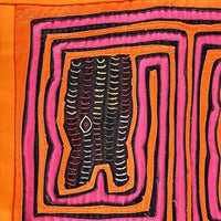 Vintage Pair of Kuna Tribe Mola Pillow Cases