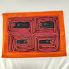Vintage Pair of Kuna Tribe Mola Pillow Cases