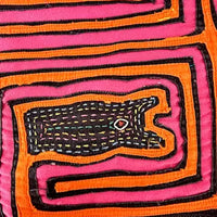 Vintage Pair of Kuna Tribe Mola Pillow Cases