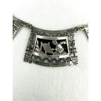 Vintage Peruvian Storyteller Necklace in Sterling Silver
